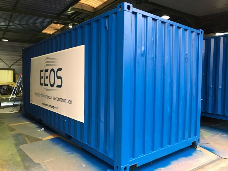 Container avec logo