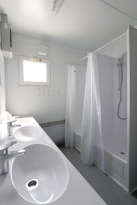 Douche éphémère chantier