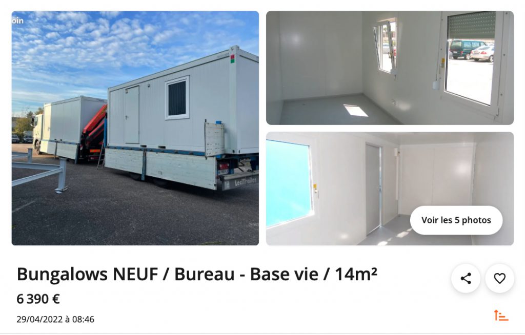 annonce bungalow