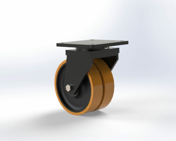 Roue pour containers - 2.2 tonnes - Pivotante – Image 3