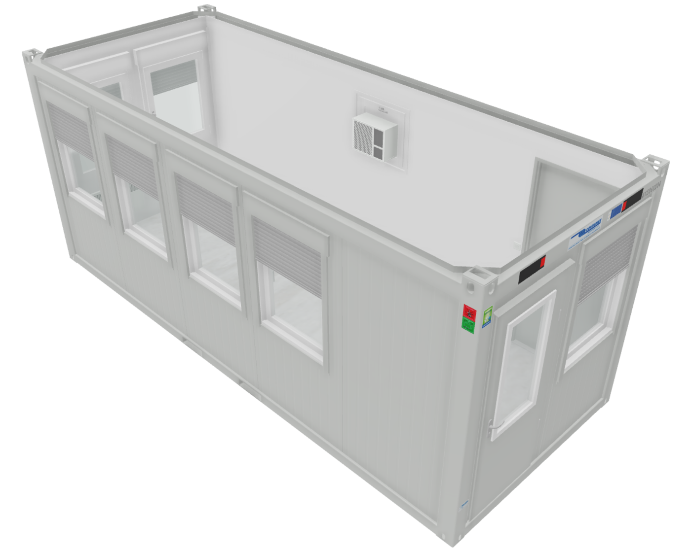 Vue de configuration d’un bureau modulaire avec plusieurs fenêtres