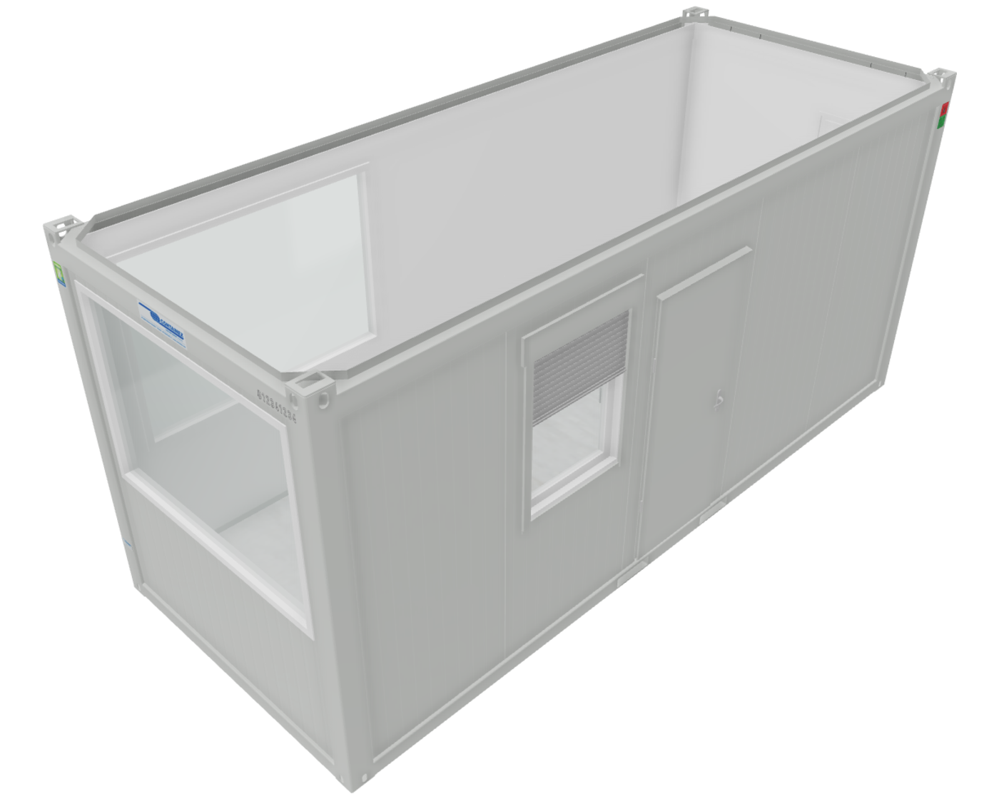 Vue d’un petit module bureau simple